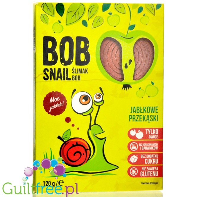 Bob Snail Przekąska jabłkowa z owoców bez dodatku cukru Bob Snail, 60g