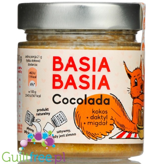 Basia Basia Cocolada - Krem z kokosa, daktyli i migdała