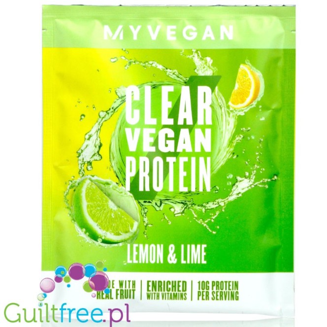 MyProtein Clear Vegan Lemon & Lime - wegańska ultra lekka odżywka, hydrolizat, 20g białka w 106kcal