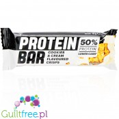 Protein Bar Cookies & Cream Crisps 50% - baton proteinowy 22g białka & 170kcal