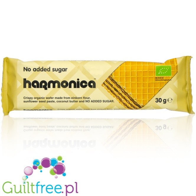 Harmonica - bio wafelek bez cukru i słodzików z kremem kakaowym