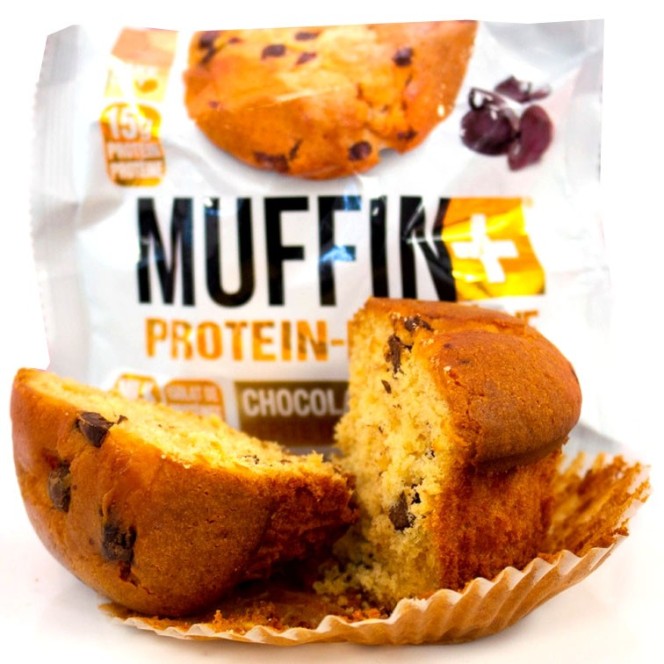 Bake City Protein Muffin Chocolate Chip - wielki muffin proteinowy 16g białka, z czekoladą