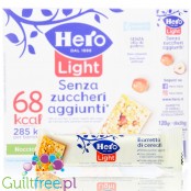 Hero Light Cereali & Nocciole - batonik zbożowy bez cukru z orzechami laskowymi 68kcal