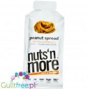 Nuts 'N More Peanut Spread squeeze pack - masło orzechowe z białkiem WPC i ksylitolem