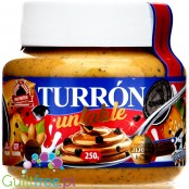 Max Protein Turrón Untable Black Max - protein Spanis almond nougat spread with cocoa cookies bits