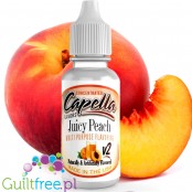 Capella Juicy Peach V2 - skoncentrowany aromat brzoskwiniowy bez cukru i bez tłuszczu