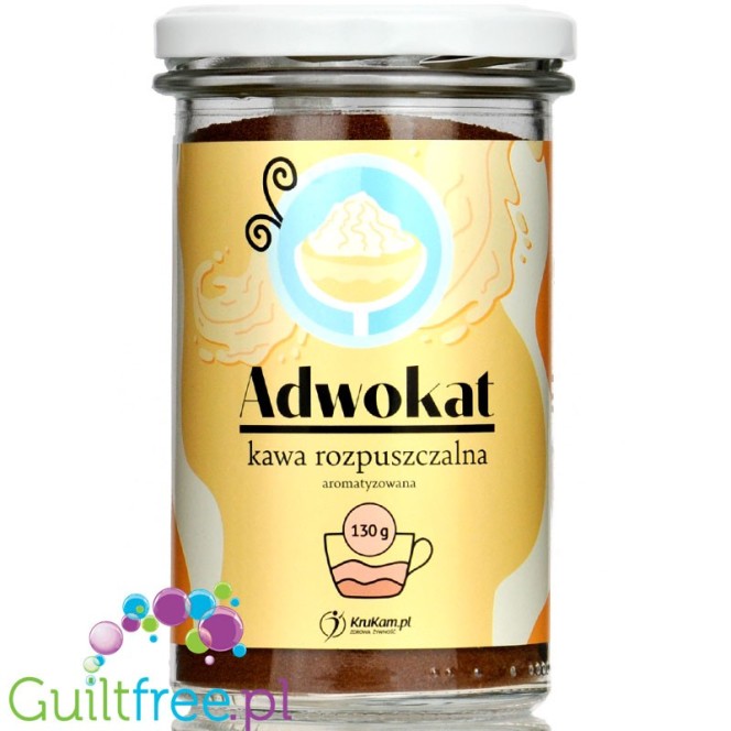 Krukam Advocate (Eggnog) - flavored instant coffee without sugar