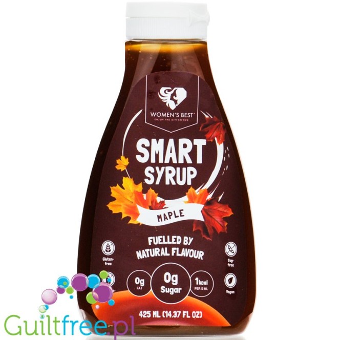 Women's Best Smart Syrup Maple - syrop zero kalorii z naturalnym aromatem klonowym