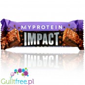 MyProtein Impact Bar Fudge Brownie - baton białkowy Brownie, Karmel & Mleczna Czekolada, 20g białka & 230kcal