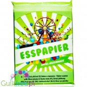 Esspapier Apfel, colored edible paper without sugar