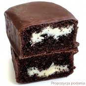FitKit Protein Delice Chocolate Vanilla - nadziewane ciastko czekoladowe z kremem waniliowym bez cukru