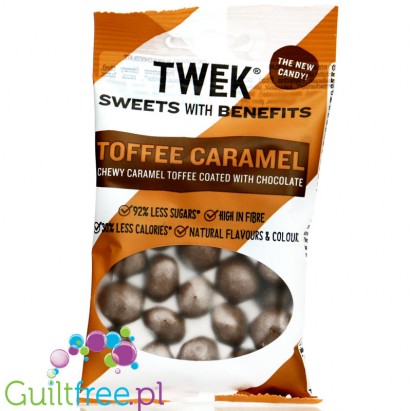 TWEEK Sweets With Benefits Toffee Caramel, no added sugar, 50% fiber