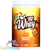 Rocka Nutrition NO WHEY Banana Bread - wegańska odżywka białkowa 5 źródeł białka, bez soi i glutenu
