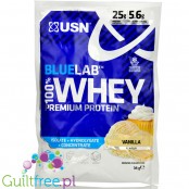 USN Blue Lab Whey Vanilla protein powder 34g