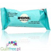Wana WaffAnd'Cream Dark Chocolate & Coconut Cream - bezglutenowy wafelek w czekoladzie z kremem proteinowym 14g białka