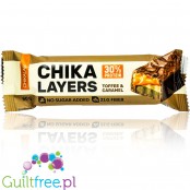 Bombbar Chikalab Chika Layers Toffee & Caramel sugar free protein bar 21g fiber