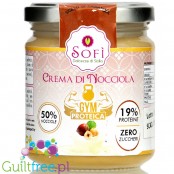 SoFi Gym Proteica Crema di Nocciola - włoski krem z orzechów laskowych z białkiem WPI