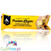 Multipower Protein Layer White Chocolate Salty Almond - trójwarstwowy baton białkowy 201kcal