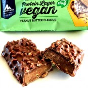 Multipower Vegan Protein Layers Peanut Butter high fiber & minimum sugar vegan protein bar