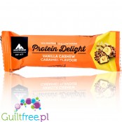 Multipower Delight Vanilla Cashew Caramel 33% Protein - baton białkowy Wanilia, Nerkowce, Karmel & Czekolada 141kcal