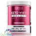 BeKeto™ Whey Isolate + MCT Wild Raspberry - Białko Izolat z MCT o smaku malinowym, keto odżywka białkowe