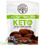 The Chocolate Trader Keto Dusted Dark Chocolate ALmonds