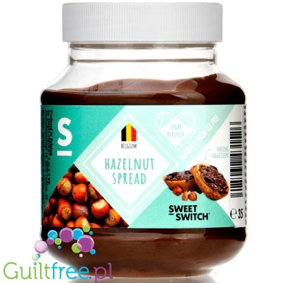 Sweet Switch Hazelnut Stevia - krem czekoladowo-orzechowy ze stewią, bez dodatku cukru