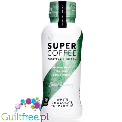 Kitu Super Coffee White Chocolate Peppermint, Keto kawa orzechowa z MCT & 10g białka, bez cukru
