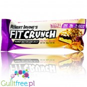 Fit Crunch Peanut Butter & Jelly - wypiekany baton proteinowy z WPI, 6 warstw