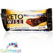 Healthsmart Keto Wise Chocolate Almond Blast 42g - ketogeniczny baton Czekolada & Migdały