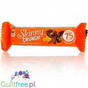 Skinny Crunch Chocolate & Orange - chrupiący batonik 75kcal, Pomarańcza & Mleczna Czekolada