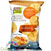 RiceUp thin Hummus flavored whole-grain thin brown rice chips