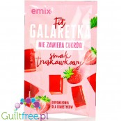 Emix Fit Galaretka Truskawka - galaretka bez cukru o smaku truskawkowym