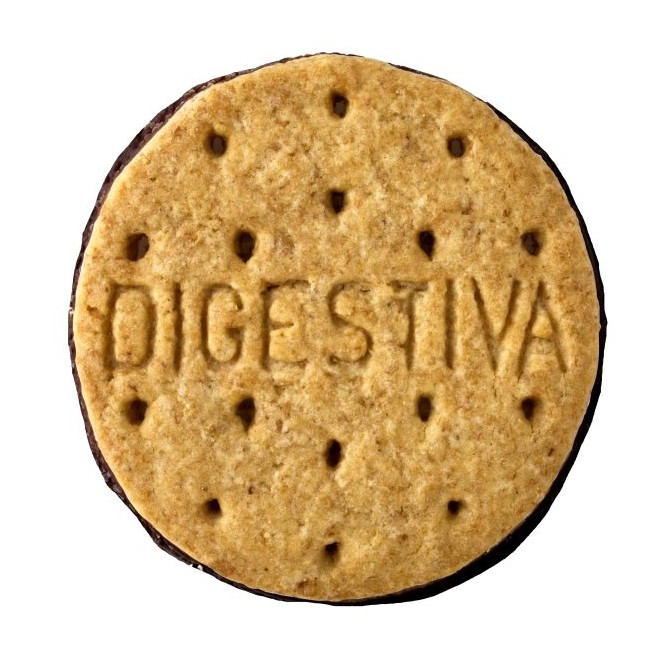 Carolina Honest Digestive Chocolate - vegan whole grain cookies with chocolate, sugar and palm oil free