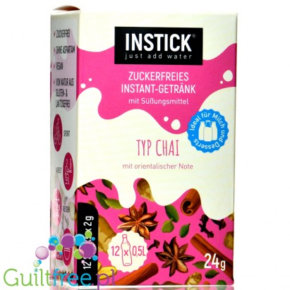INSTICK Chai 12 x 0,5L sugar free instant drink