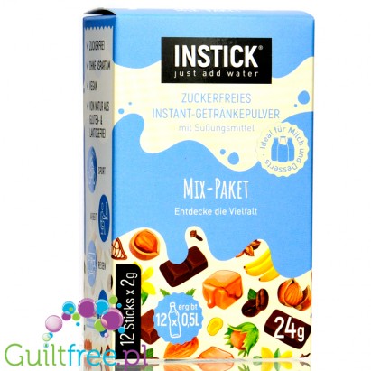 INSTICK Mix Pack Milky 12 x 0,5L sugar free instant drink
