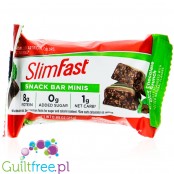 SlimFast Snack Bar Double Chocolate Mint Crunch - niskowęglowodanowy batonik 80kcal