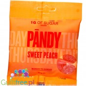 Pandy Candy Sweet Peach - błonnikowe żelki bez cukru 45% mniej kalorii, Brzoskwinia