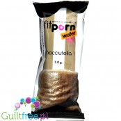 FitPrn Wafer Proteico Nocciutella - bezglutenowy wafelek w czekoladzie z kremem proteinowym, Czekolada & Orzechy Laskowe