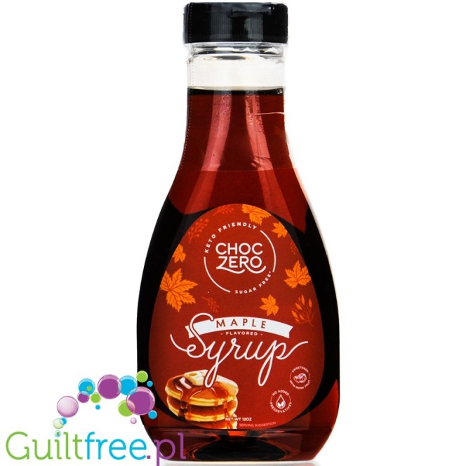 Choc Zero Honest Syrup, Maple - naturalnie gęsty syrop klonowy bez cukru z błonnikiem