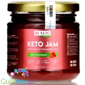 Be Keto Jam Very Strawberry - Keto Dżem™ Bardzo Truskawkowy 42kcal z erytrolem i ksylitolem