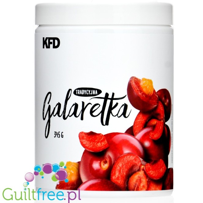 KFD Galaretka Wiśnia, dietetyczna galaretka bez cukru 50 porcji x 18kcal