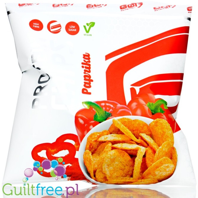 GOT7 Vegan Protein Chips Paprika - wegańskie chipsy proteinowe 40% białka
