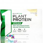 Rule1 R1 Plant Protein Vanilla Crème, saszetka - wegańska odżywka białkowa bez cukru, bez soi