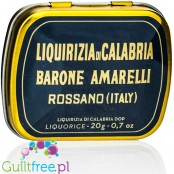 Amarelli Liquirizia di Calabria Barone - kalabryjskie drażetki lukrecjowe 100% bez dodatku cukru