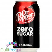 Dr Pepper Zero Sugar - napój zero kalorii, import USA