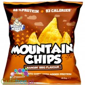 Muscle Moose Mountain Chips Bangin' BBQ - wegański chipsy proteinowe 50% mniej tłuszczu