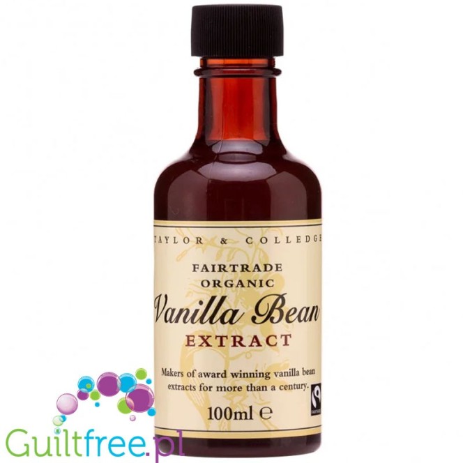 Taylor & Colledge Bourbon Bio Vanile Extract 100ml - organiczny ekstrakt wanilii burbońskiej z Australii