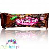 Rocka Nutrition NO WHEY Triple Chocolate - wegański baton białkowy bez cukru i oleju palmowego