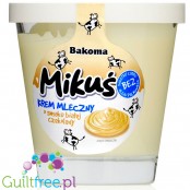 Bakoma Mikuś - mleczny krem o smaku białej czekolady bez dodatku cukru i oleju palmowego